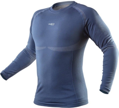 COOLMAX® termoaktiv T-shirt L/XL – blå
