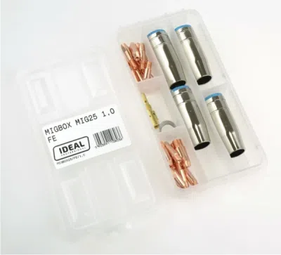 MIGBOX MIG25 1,0 mm sliddele til MIG-svejsning – 26 dele