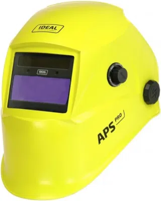 APS Pro 510G automatisk svejsehjelm – gul mat, True Colour