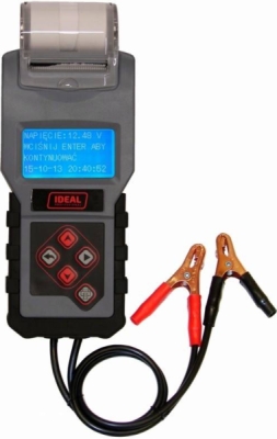 BDT4000 12 V batteritester med farvedisplay og printer