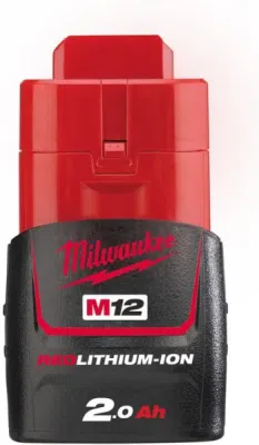 Milwaukee M12 B2 REDLITHIUM-ION™ batteri 12 V 2,0 Ah