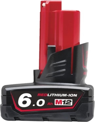 Milwaukee REDLITHIUM-ION™ 12 V 6,0 Ah batteri