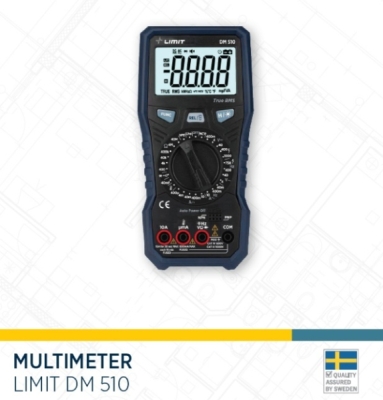 Limit DM 510 digitalt True RMS-multimeter