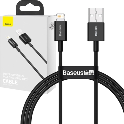 Baseus Superior Series USB til Lightning-kabel – sort
