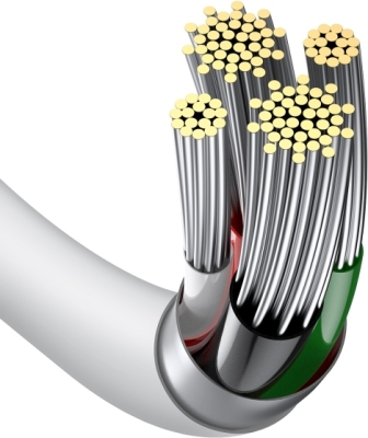 Baseus Superior USB-kabel til Lightning – hvid