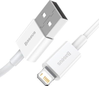 Baseus Superior USB-kabel til Lightning – hvid
