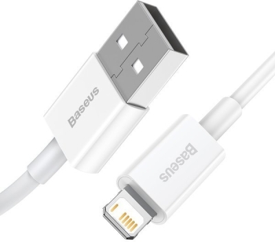 Baseus Superior Series USB til Lightning-kabel – hvid