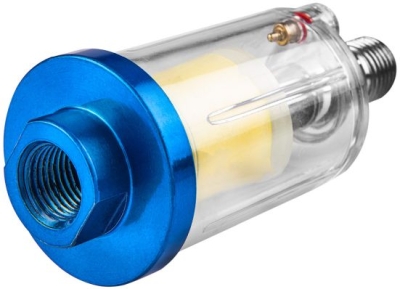 Mini trykluftfilter med vandudskiller 1/4"