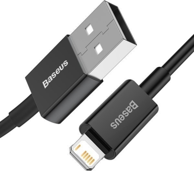 Baseus Superior USB til Lightning-ladekabel 2,4 A – sort