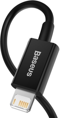 Baseus Superior USB til Lightning-ladekabel 2,4 A – sort