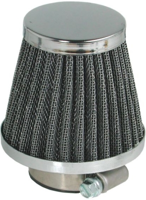 Konisk motorcykelluftfilter D38 – lige, lang model