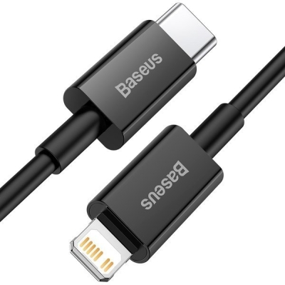 Baseus Superior Series USB-C til Lightning-kabel 20 W – sort