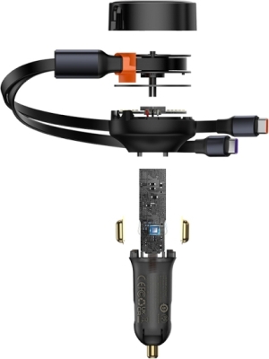 Baseus Enjoyment billader med USB-C-kabler – 33 W