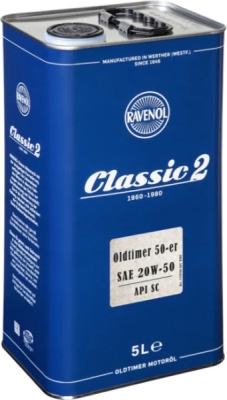 RAVENOL Oldtimer Oil 20W-50 50-ER – 5 liter