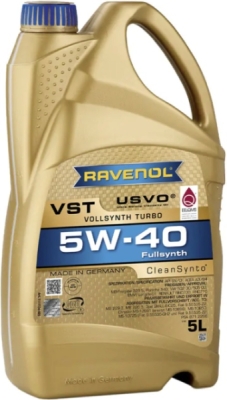 Turbo VST USVO 5W-40 fuldsyntetisk motorolie – 5 liter