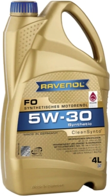 FO Clean Synto 5W-30 fuldsyntetisk motorolie – 4 liter