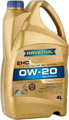 EHC Clean Synto 0W-20 motorolie – 4 liter
