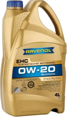 EHC Clean Synto 0W-20 motorolie – 4 liter