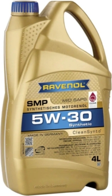 SMP Clean Synto 5W-30 fuldsyntetisk motorolie – 4 liter