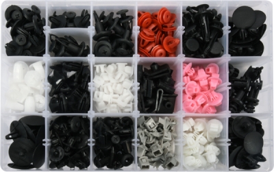 Clips-sortiment TOYOTA/LEXUS (18 typer - 360 stk.)