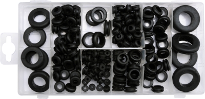 Gummigennemføringssortiment (180 stk.)