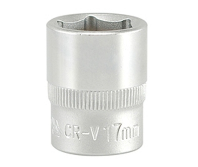 Top, kort 3/8 17mm