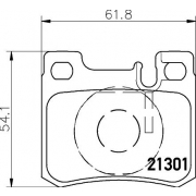 Bremseklodser HELLA PAGID T1067