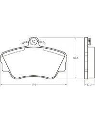 Bremseklodser HELLA PAGID T5053