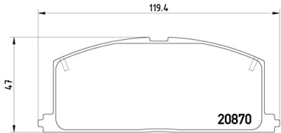 Bremseklodser HELLA PAGID T0318