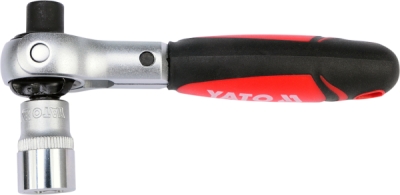 Skraldenøgle 1/4" to-vejs +Bits