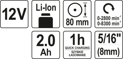 Polermaskine (12v Akku)