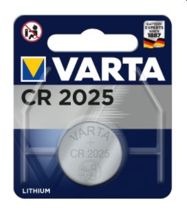 Knapcelle batteri, CR2025