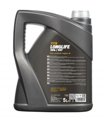 Mannol 5W30 5L. LONGLIFE 504/507