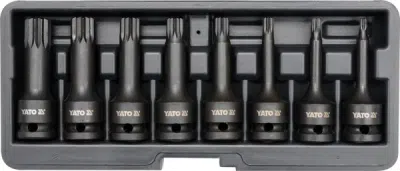 Slagtoppe "Mange kant" 8 stk - 1/2" M15-M18