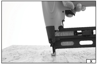 Trykluft klammepistol