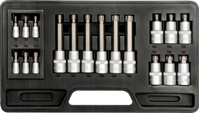 Torx-sæt (18 dele) (T10-T60MM)