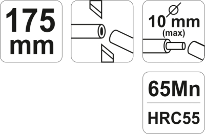 Afisoleringstang 175mm (automatisk)