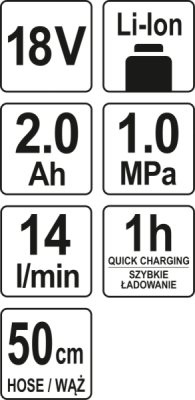 Luftpumpe m/batteri