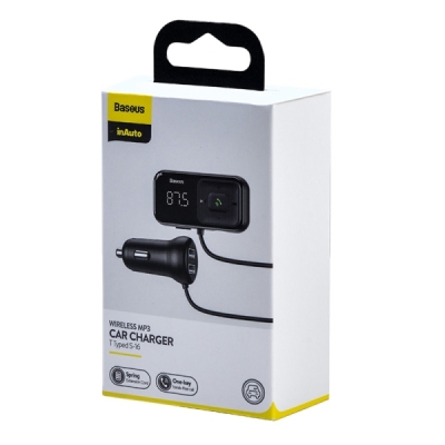 Baseus Bluetooth FM-transmitter og biloplader MP3 S-16