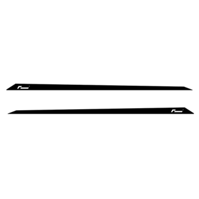 Racingline decals, black, short