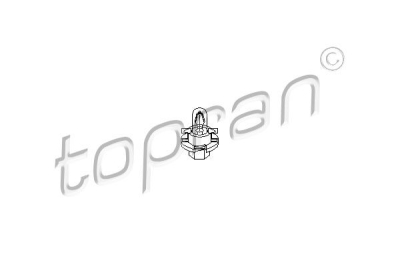 Pære, instrumentbelysning TOPRAN 104 367