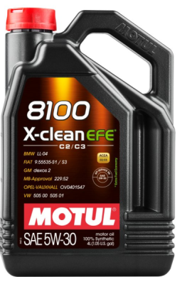 MOTUL 5W30 8100 EFE 5L X-Clean EFE 4L