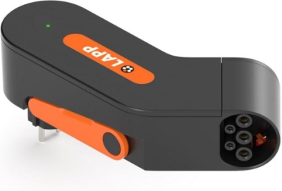 LAPP Mobility Dock (5555925000) hordozható EV/PHEV töltőadapter – 2.3 kW, 10A, Type 2 / Schuko