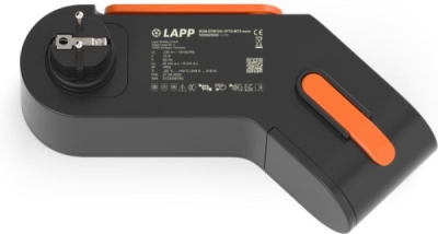 LAPP Mobility Dock (5555925000) hordozható EV/PHEV töltőadapter – 2.3 kW, 10A, Type 2 / Schuko