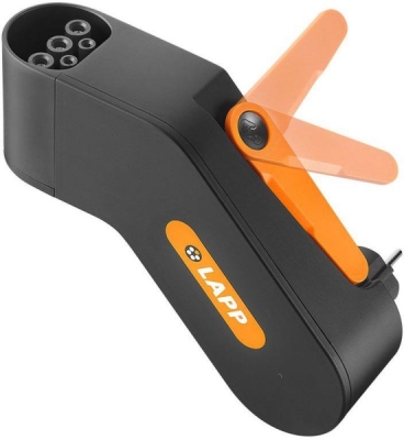LAPP Mobility Dock (5555925000) hordozható EV/PHEV töltőadapter – 2.3 kW, 10A, Type 2 / Schuko