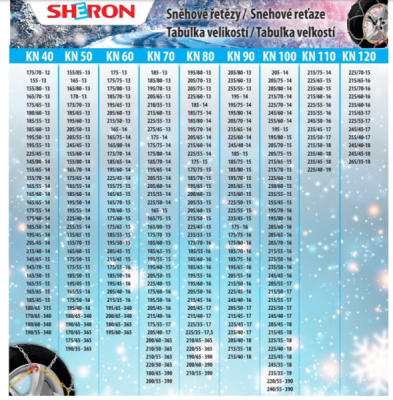 SHERON Snehové reťaze KN 50