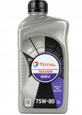 Total Traxium GEAR 8 75W-80 1L