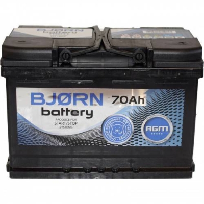 Bjorn AGM 12V 70Ah 760A BAGM0700