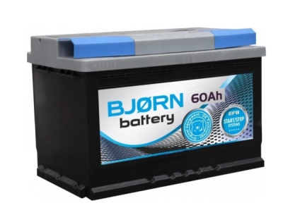 Bjorn EFB 12V 60Ah 560A BEFB0600