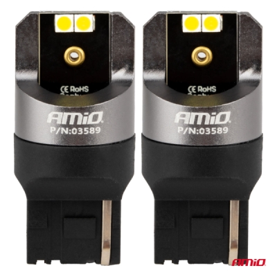 AMIO LED Žiarovka Canbus Pro series 7440 W21W 4x3030 SMD - 03589